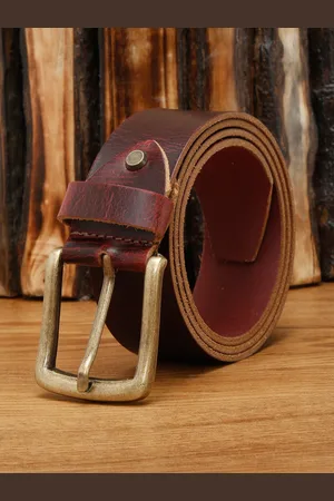 LOUIS STITCH Men Premium Leather Casual Belt