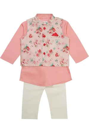 SAKA DESIGNS Boys Kurta with Pyjamas & Waistcoat