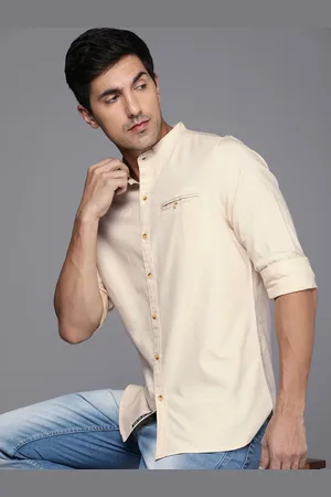 WROGN Men Slim Fit Pure Cotton Casual Shirt