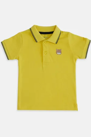 Pantaloons Boys Cotton Polo Collar T-shirt