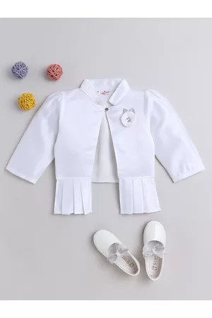 The Magic Wand Kids Girls Embellished Button Shrug