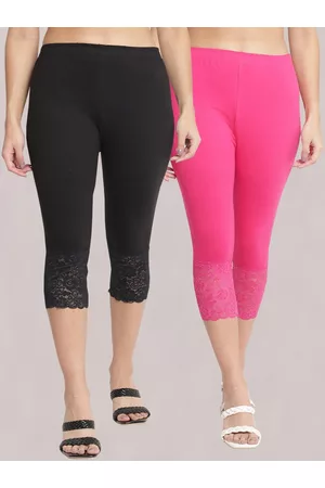 GRACIT Women Pack of 2 Skinny Fit Capris