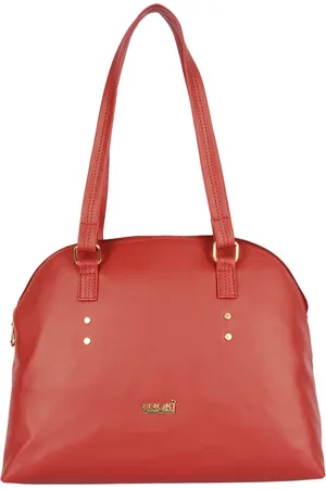 ENOKI Red Half Moon Shoulder Bag