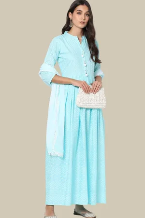 Chhabra 555 Women Printed Empire Kurta With Trousers & Dupatta