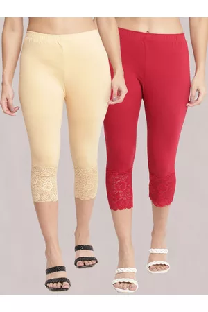 GRACIT Women Pack of 2 Skinny Fit Capris