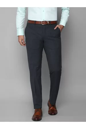 Buy Louis Philippe Brown Comfort Fit Pleated Trousers for Men Online  Tata  CLiQ