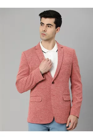 ESSAS club Men Regular Fit Single-Breasted Blazer