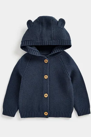 Mothercare Boys Organic Cotton Hooded Sweatshirt