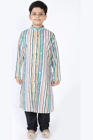 TABARD Boys Striped Printed Kurta