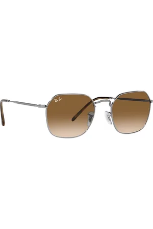Ray-Ban Unisex Gradient Brown Lens Irregular Sunglasses - 0RB3694004/5153
