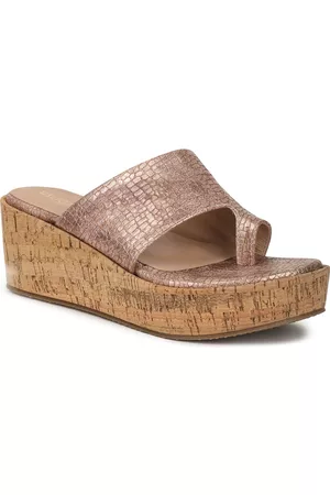 VALIOSAA Open Back Wedge Heels