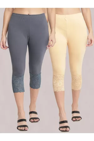 GRACIT Women Pack of 2 Skinny Fit Capris