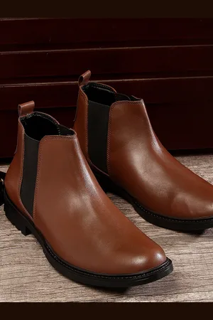 LOUIS STITCH Men Leather Chelsea Boots
