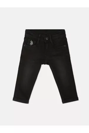 Ralph Lauren Girls Mid-Rise Light Fade Slim Fit Clean Look Jeans