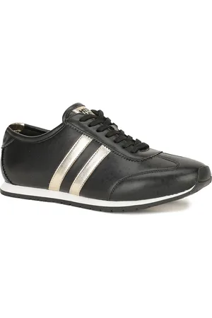 North Star Women Striped PU Sneakers