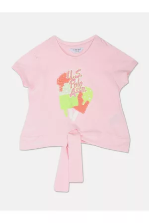 Ralph Lauren Girls Printed Pure Cotton T-shirt
