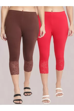 GRACIT Women Pack of 2 Skinny Fit Capris