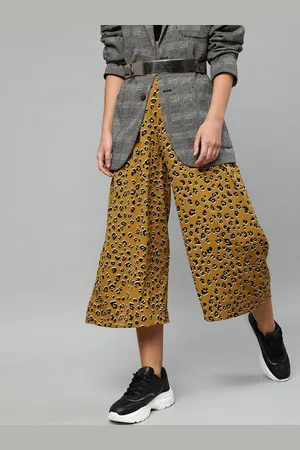 Sera Women Printed High-Rise Culottes Trousers