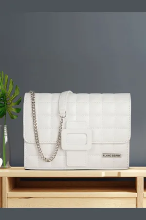 FLYING BERRY Structured Sling Bag with Quilted