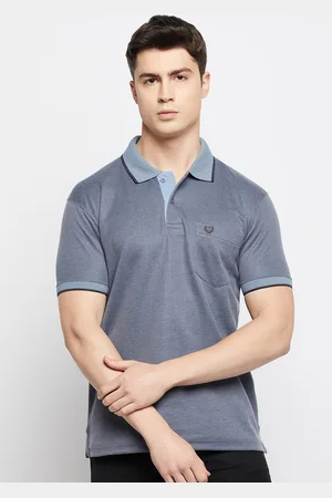 Duke Men Polo Collar Cotton T-shirt