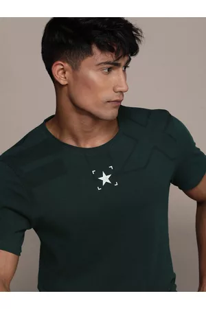FORCE IX Men Graphic Printed Pure Cotton T-shirt
