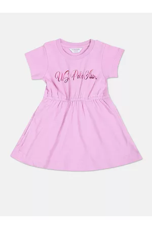 Ralph Lauren Girls Elasticized Waist Band Dress