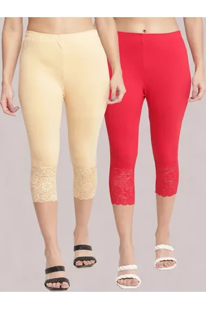 GRACIT Women Pack of 2 Skinny Fit Capris
