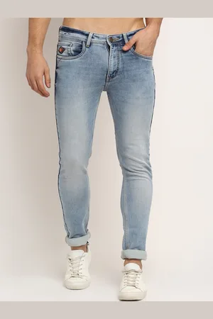 LOUIS STITCH Men Slim Fit Heavy Fade Stretchable Jeans