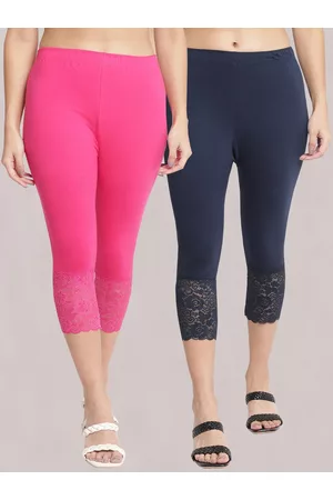 GRACIT Women Pack of 2 Skinny Fit Capris