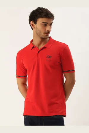 Peter England Men Polo Collar Slim Fit T-shirt