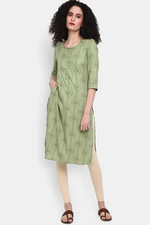V-Mart Ethnic Motifs Printed Cotton Kurta