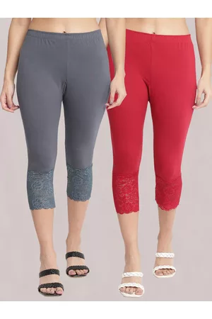 GRACIT Women Pack of 2 Skinny Fit Capris