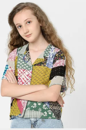 ONLY Girls Conversational Printed Casual Shirt