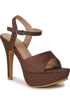 VALIOSAA Embellished Platform Heels
