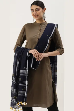 ArtEastri Geometric Woven Design Pure Cotton Dupatta