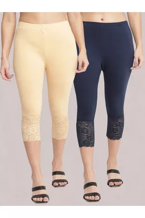 GRACIT Women Pack of 2 Skinny Fit Capris