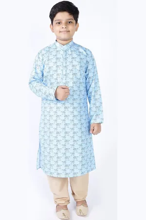 TABARD Boys Ethnic Motifs Printed Cotton Kurta