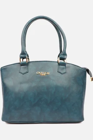 Carlton London Women Navy Blue Structured Handheld Bag