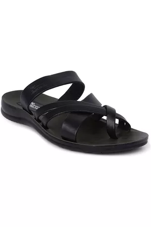 PARAGON Men Black Comfort Sandals