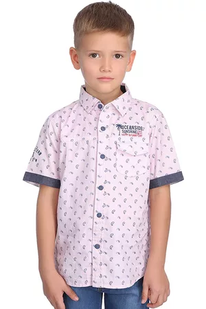 PROTEENS Boys Conversational Printed Casual Cotton Shirt