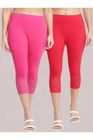 GRACIT Women Pack of 2 Skinny Fit Capris