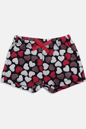chicco Girls Graphic Printed Mid-Rise Shorts