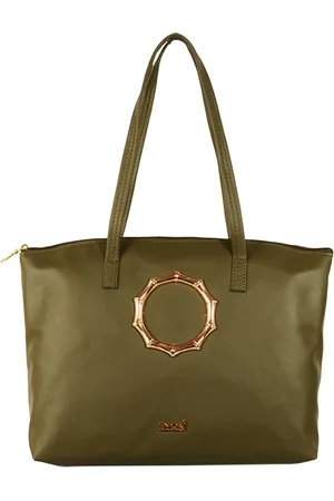 ENOKI Women Olive Green Shopper Hobo Handbag