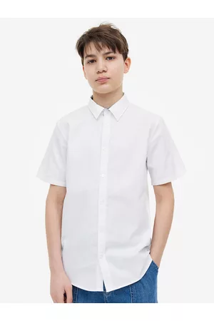 H&M Boys Short-Sleeved Cotton Shirt