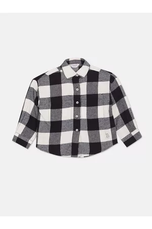 Ralph Lauren Girls Buffalo Checked Cotton Casual Shirt