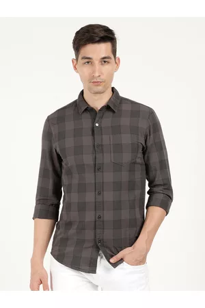 Wrangler Men Buffalo Checks Cotton Casual Shirt