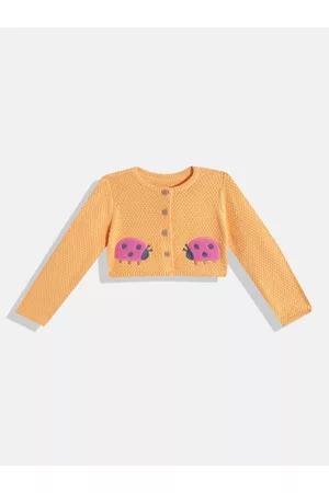 Mothercare Girls Self Design Cable Knit Cardigan