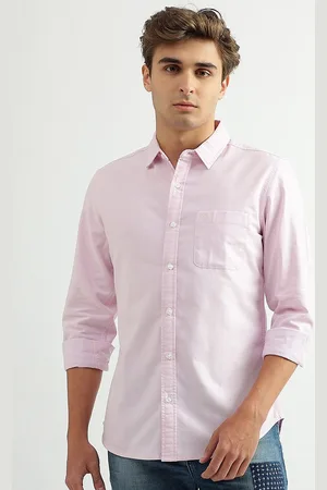 Benetton Men Slim Fit Casual Cotton Shirt