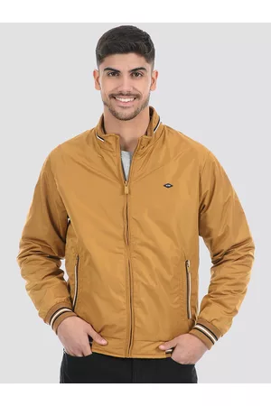 Buy Men Blue Solid Hooded Full Sleeve Jackets Online in India - Monte Carlo