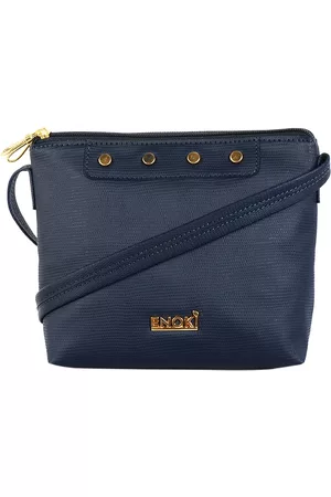 ENOKI Blue Structured Sling Bag